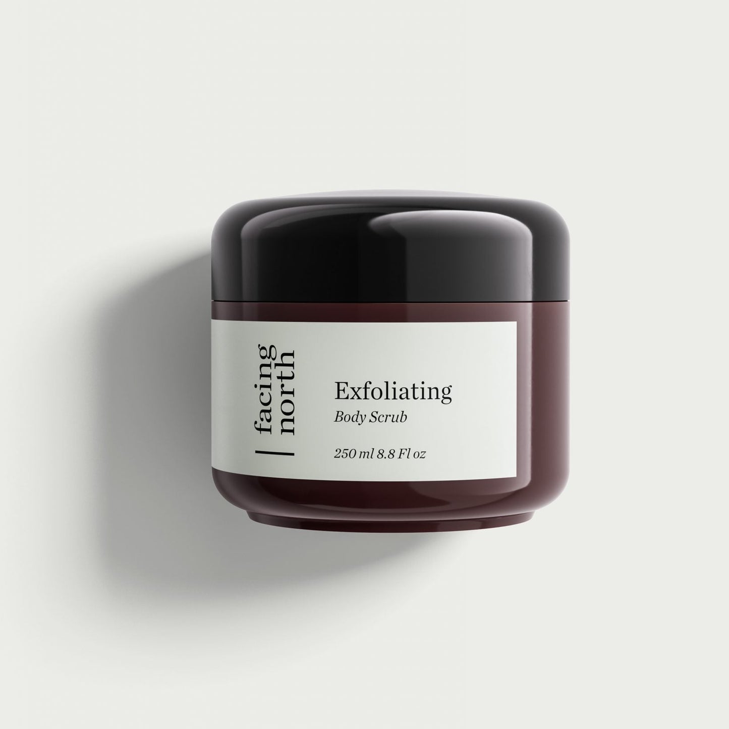 Exfolierande kroppsskrubb med vulkanisk pimpsten, trollhassel och solrosolja