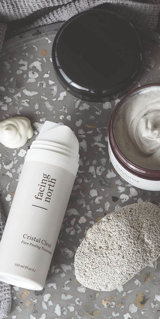 Hudvårdsrutin av Facing North Hudvårdsprodukter